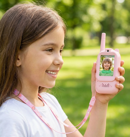 Set de Walkie-Talkies para Niños 2 unidades – Radios con Cámara y Pantalla