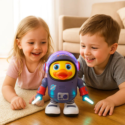Pato astronauta bailarín