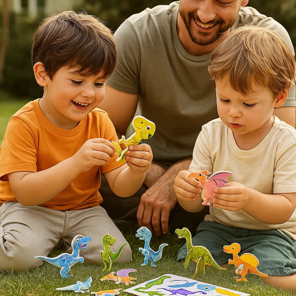Set de rompecabezas 3D de dibujos animados para niños