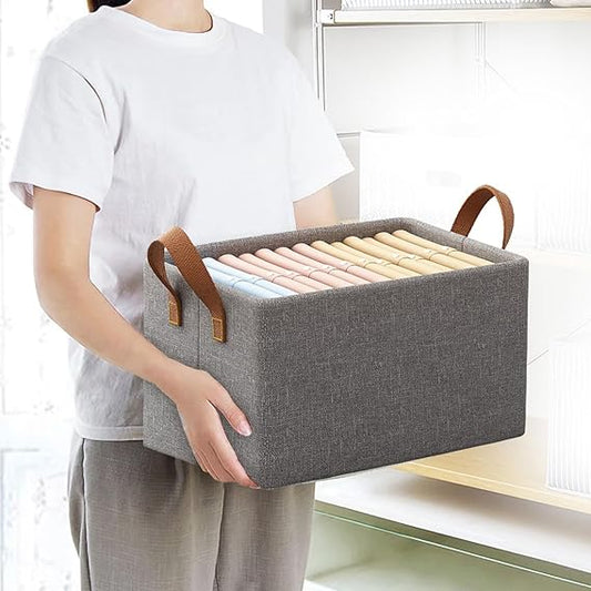 Caja Organizadora de Ropa Plegable con Asas