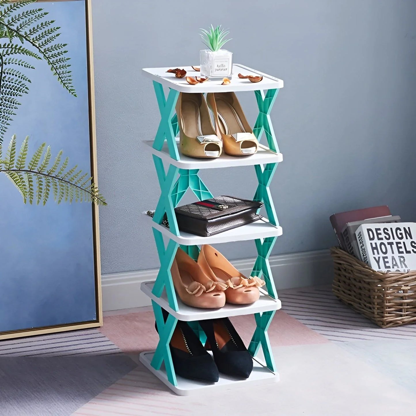 Multifuncional Y Plegable Zapatero Para Ahorrar Espacio De Almacenamiento Porta Zapatos