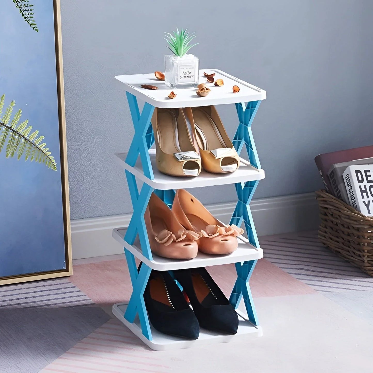Multifuncional Y Plegable Zapatero Para Ahorrar Espacio De Almacenamiento Porta Zapatos