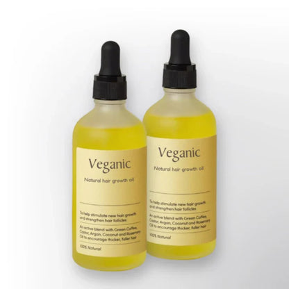 Aceite Vegano para el Crecimiento Del Cabello | Potenciador Natural para un Crecimiento Sano Del Cabello