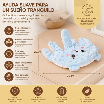 Ayuda para dormir para bebés con función de suaves palmaditas – favorece un sueño tranquilo e independiente