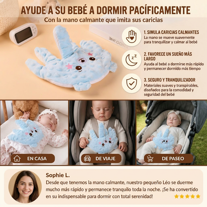 Ayuda para dormir para bebés con función de suaves palmaditas – favorece un sueño tranquilo e independiente
