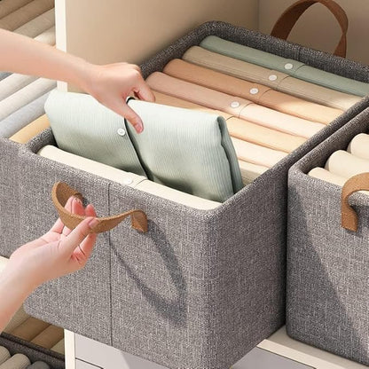 Caja Organizadora de Ropa Plegable con Asas